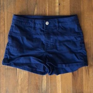 Blue Mid Shorts